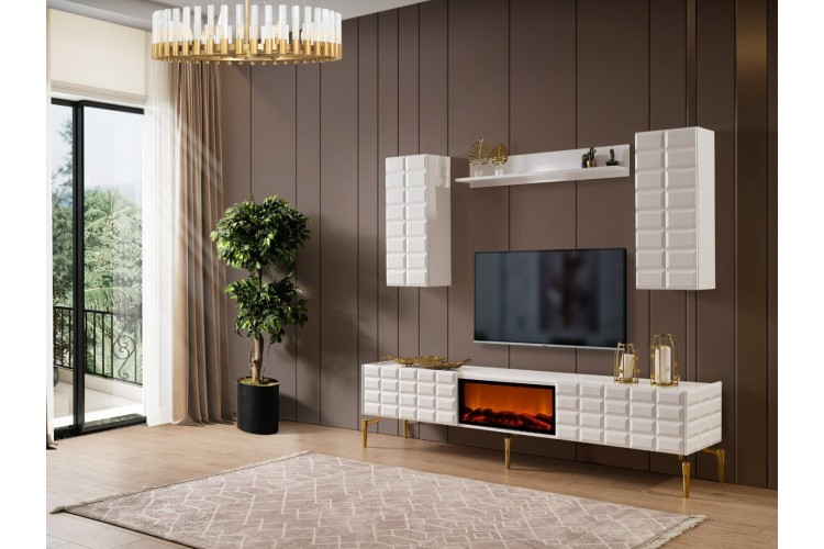 Ağva Şömineli Tv Ünitesi