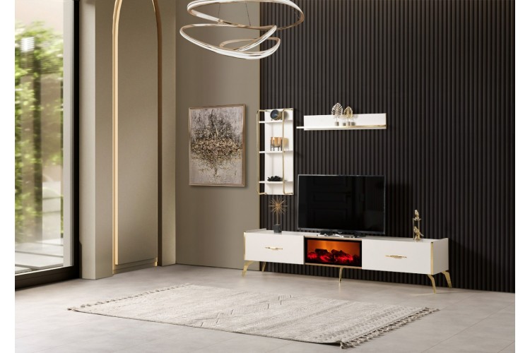 Alyans Şömineli Tv Ünitesi 