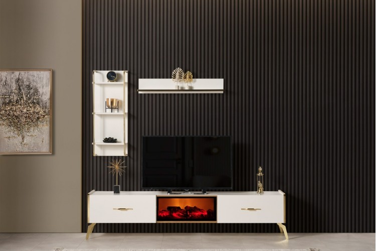 Alyans Şömineli Tv Ünitesi 