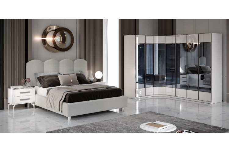Moda Köşe Aytaşı Yatak Odası Takımı %100 MDF