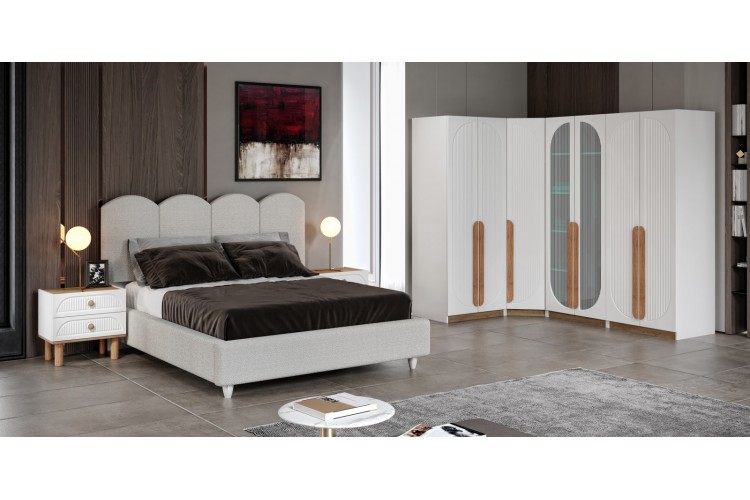 Şile Köşe Aytaşı Yatak Odası Takımı %100 MDF
