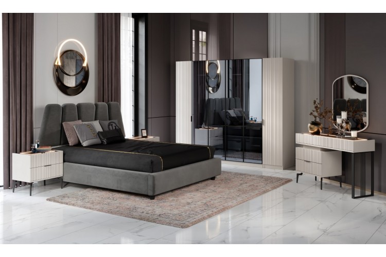 Riva Kumtaşı Yatak Odası Takımı %100 MDF