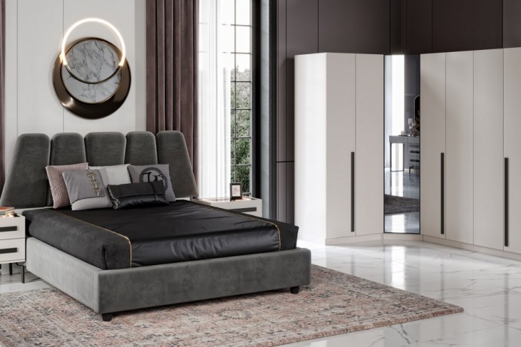 Silivri Köşe Kumtaşı Yatak Odası Takımı %100 MDF