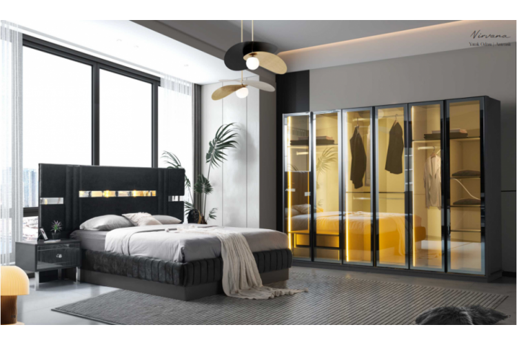 Nirvana Yatak Odası Takımı %100 Mdf , Baza Hediyeli